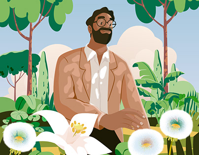 Nature - character illustrations