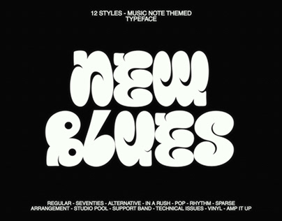 New Blues Typeface